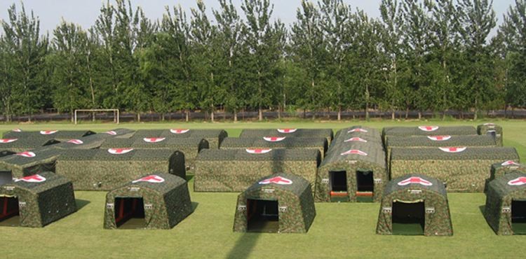 内蒙古军用充气帐篷